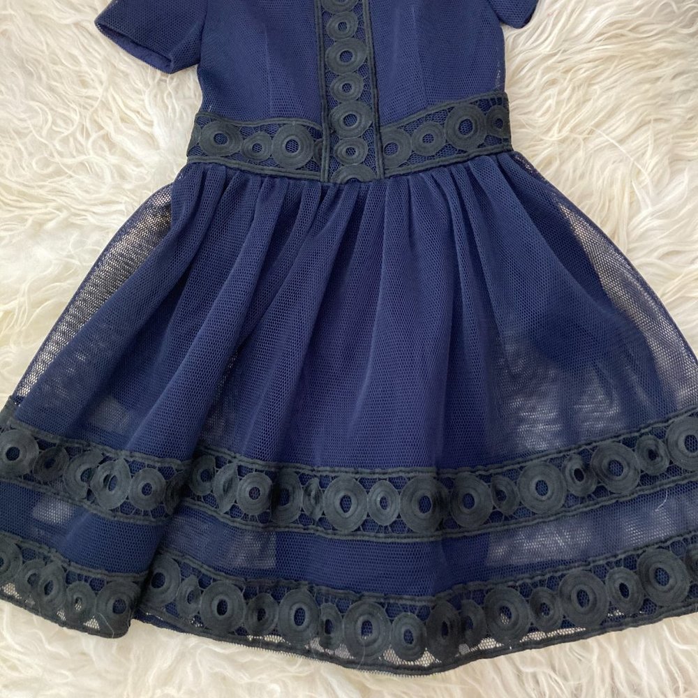 MAJE Crew Neck Mini Dress - Picture 4 of 10